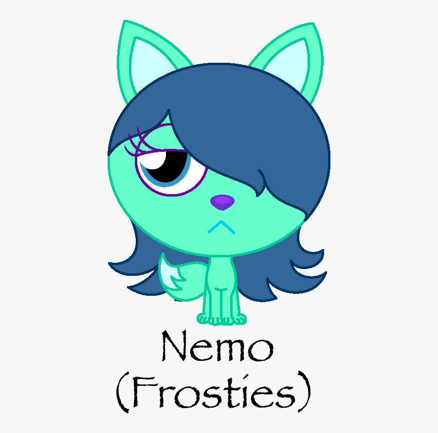 Bluiethefoxoid Moshling Oc Nemo The Emo Vixen - Moshi Monsters Oc, Transparent Clipart