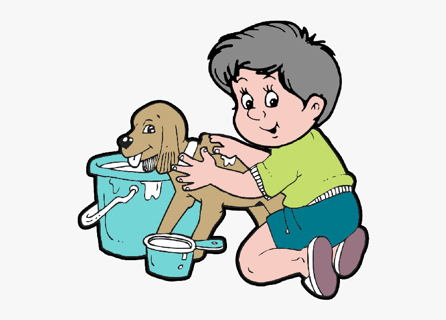 Animal Grooming Animals Homepage - Bathing The Dog Clipart, Transparent Clipart
