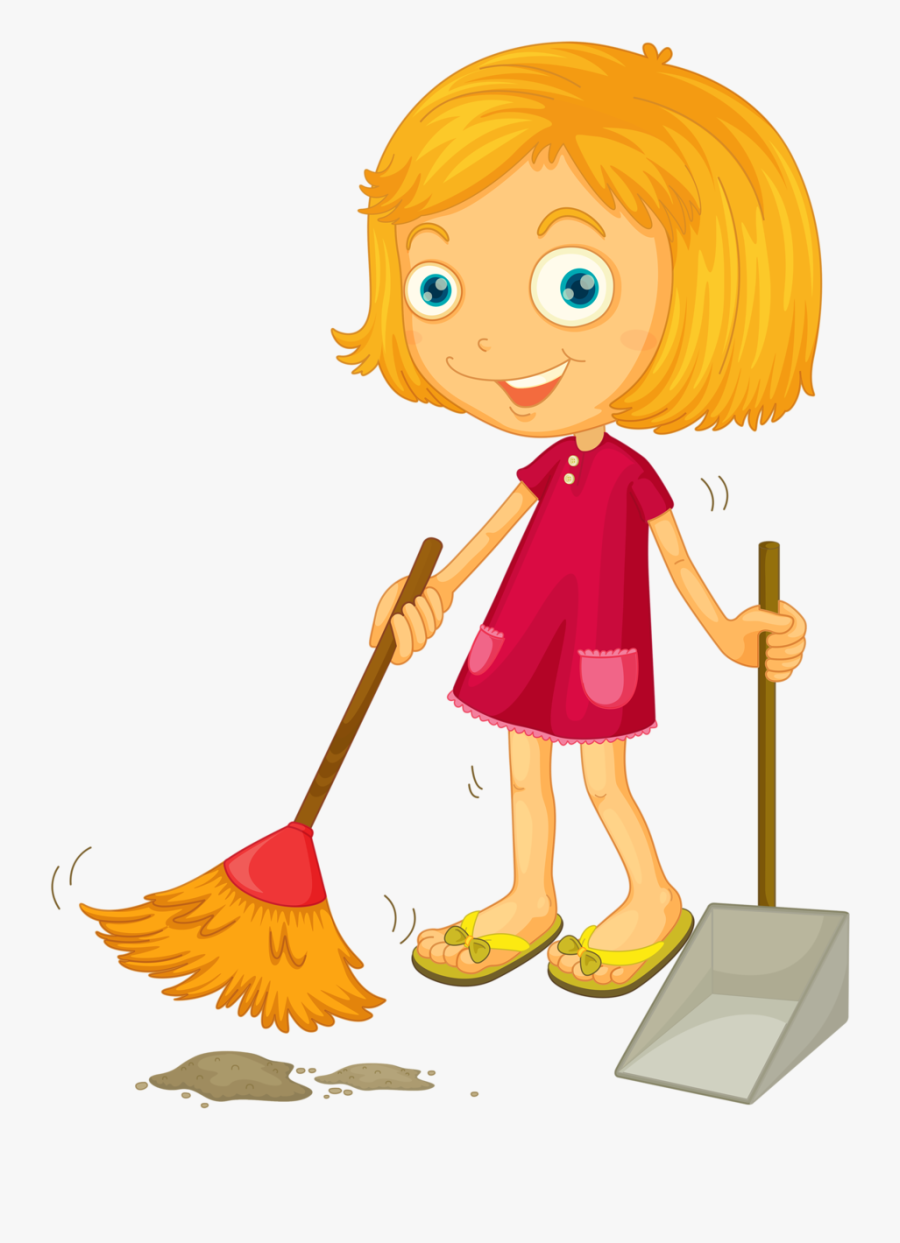 Png Pinterest Clip - Clip Art Girl Cleaning , Free Transparent Clipart - Cl...