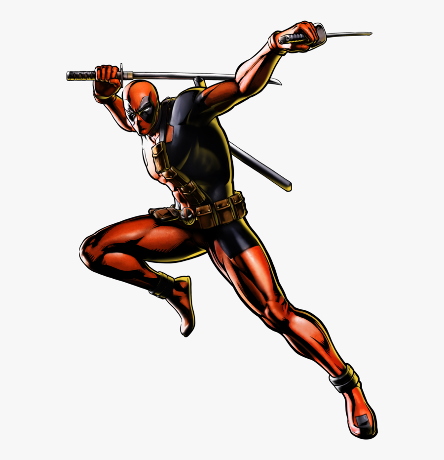 Deadpool Ultimate Marvel Vs Capcom 3, Transparent Clipart