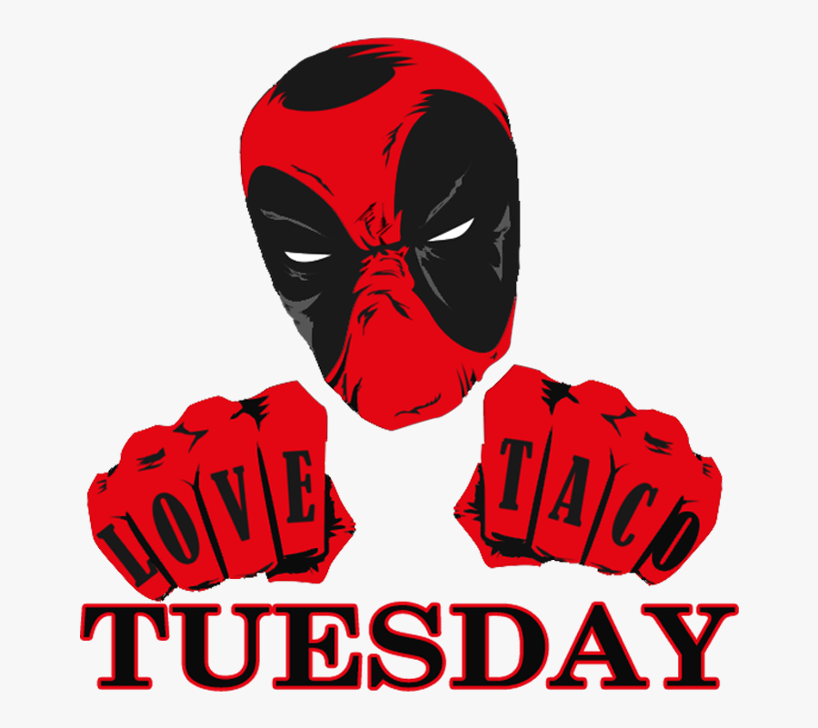 Filter[filter] Deadpool Loves Tacos - Poster, Transparent Clipart