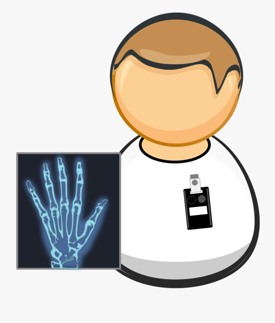 Clip Art Hand X Ray Clipart - X Ray Technician Icon, Transparent Clipart