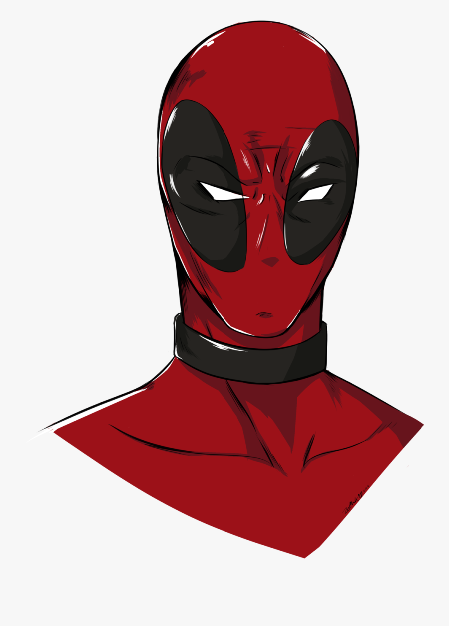Head Clipart Deadpool - Deadpool Head Transparent Background, Transparent Clipart
