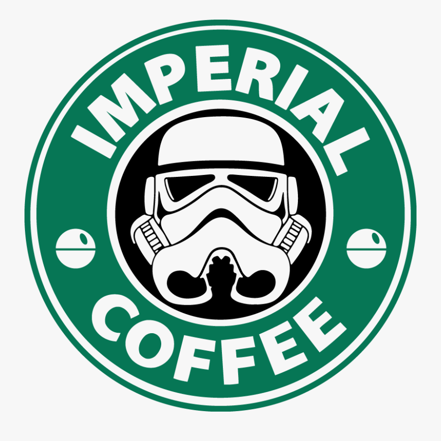 Imperial Coffee Star Wars Stormtrooper Starbucks Vinyl - Logo De Starbucks Disney, Transparent Clipart