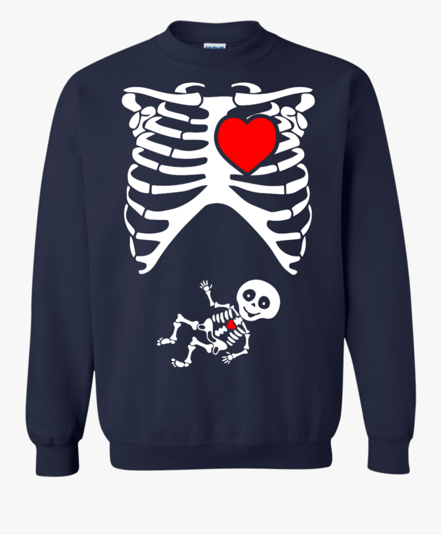Halloween Funny Sexy Pregnant Xray Skeleton Baby Shirt, - Skeleton Chest, Transparent Clipart