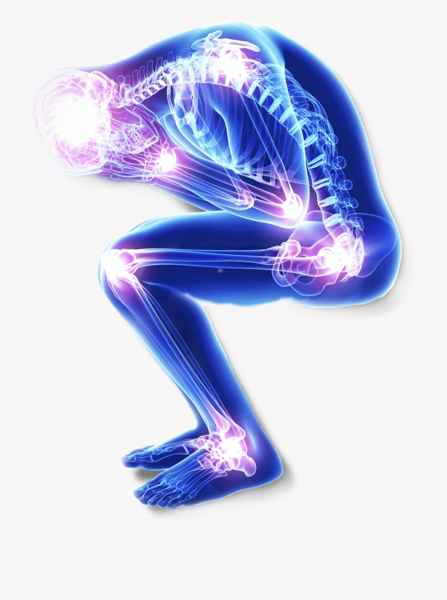 #xray #blue #skeleton - Cancer Pain, Transparent Clipart