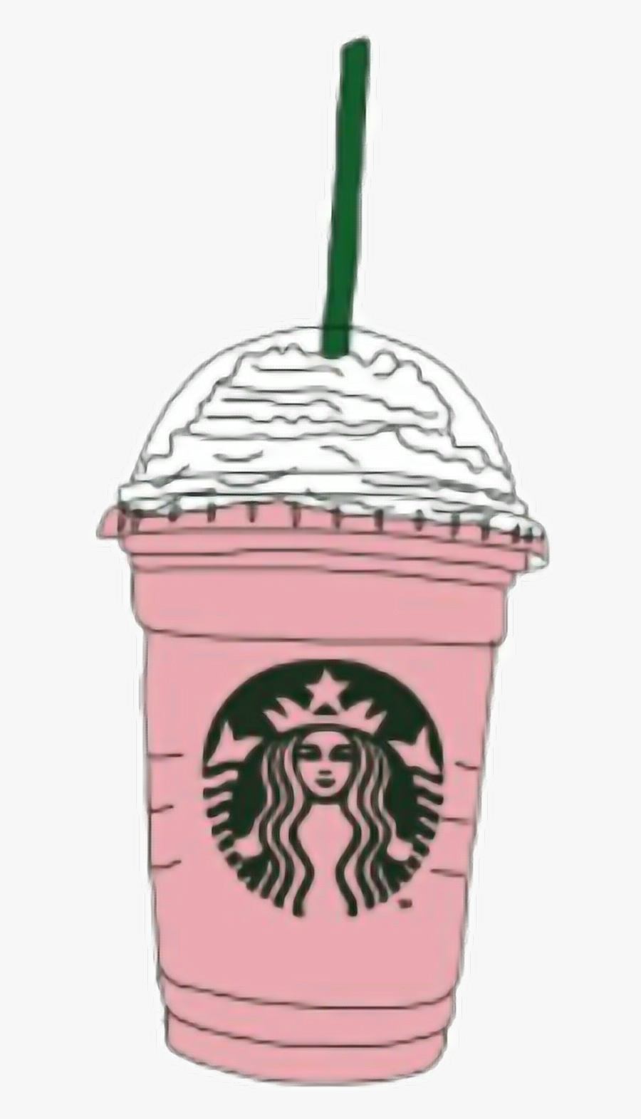 #sticker #png #starbucks #pink - Starbucks New Logo 2011, Transparent Clipart