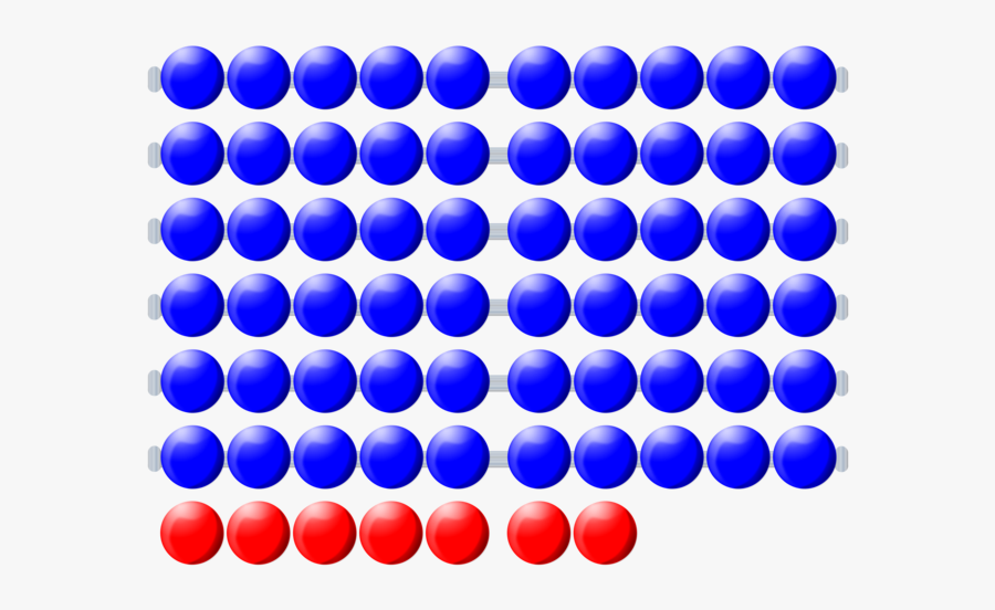 Blue,magenta,area - 10 Beads Clipart, Transparent Clipart