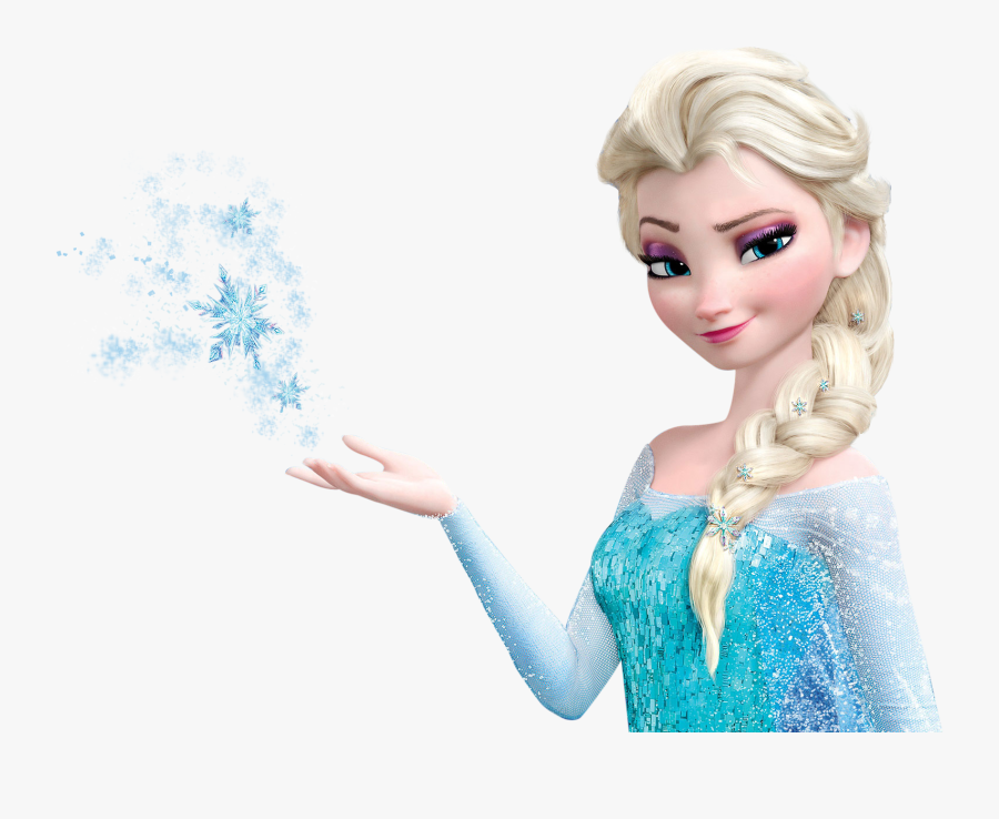 Elsa Clipart Clear - Frozen Characters In White Background, Transparent Clipart