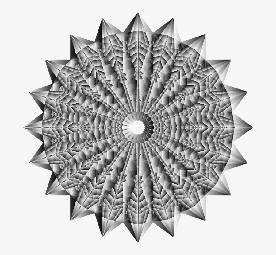 Symmetry,monochrome Photography,monochrome - Origami, Transparent Clipart