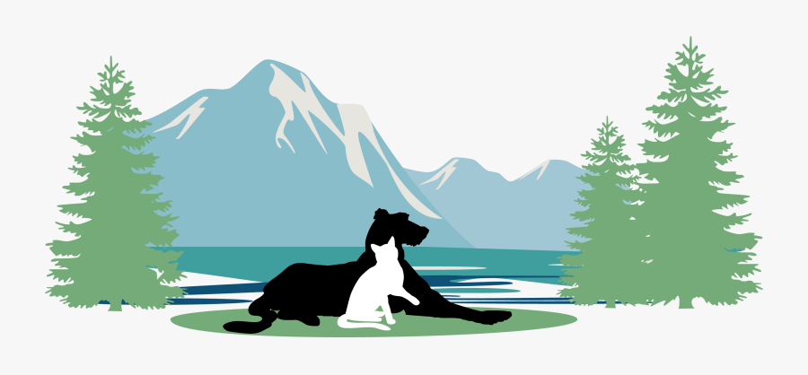 Pacific Heights Vets - Pine Tree Silhouette, Transparent Clipart