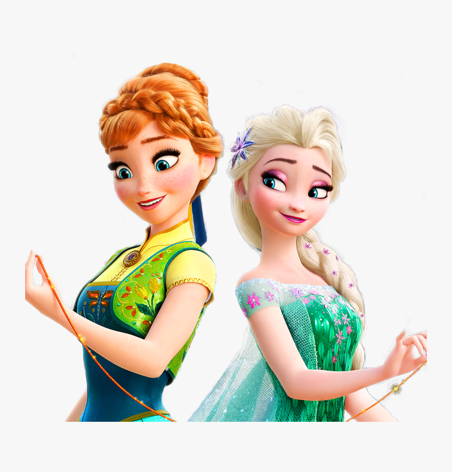 Clip Art Frozen Images - Anna And Elsa, Transparent Clipart