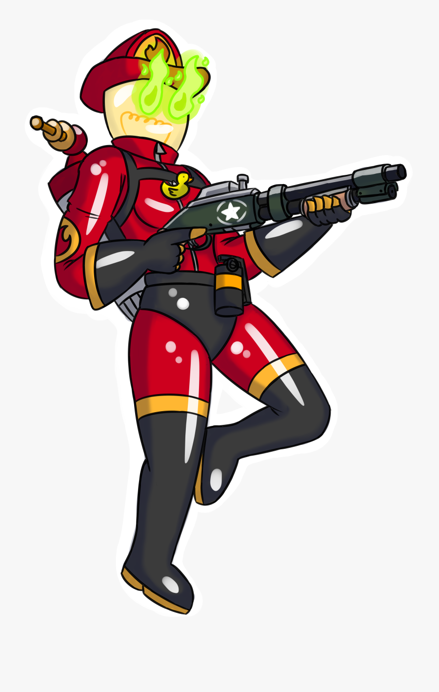 Large Size Of Deadpool Anime Drawing Cartoon From Movie - Tf2 Femsoldier, Transparent Clipart