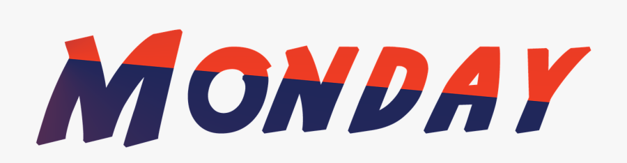 Monday, Day, Super, Hero, Retro, Blue - Monday Day, Transparent Clipart