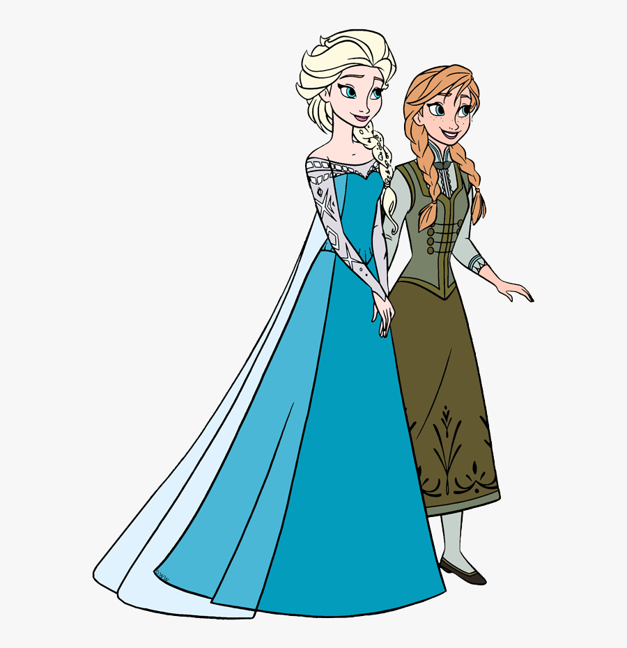 Anna Elsa Clipart, Transparent Clipart