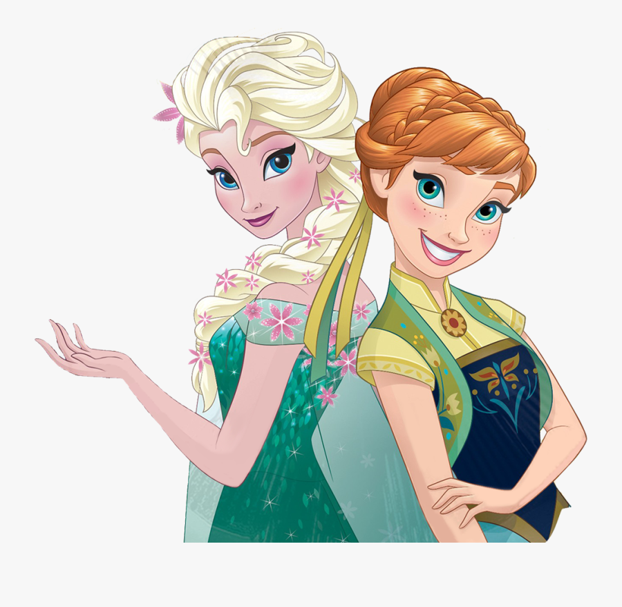 Elsa Clipart Frozen Sisters - Frozen Fever Anna Elsa, Transparent Clipart