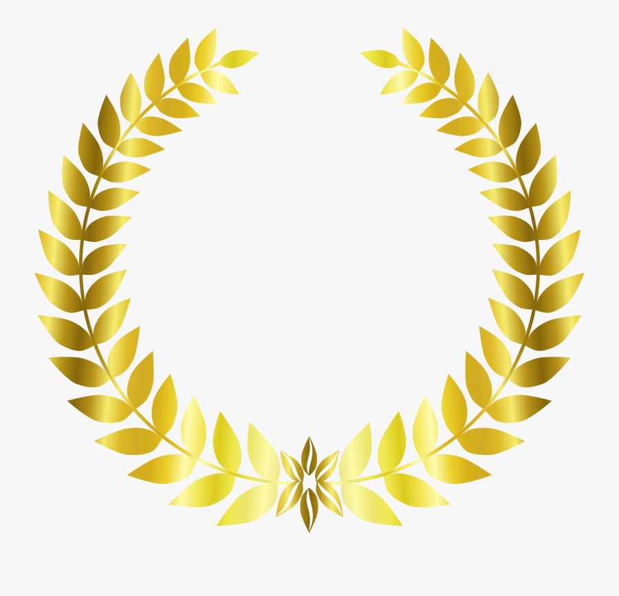 Clipart Big Image - Laurel Gold Wreath Png, Transparent Clipart