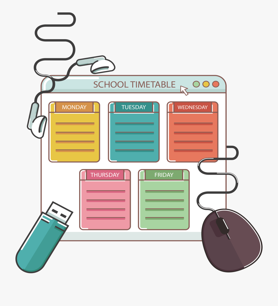 Schedule Png Photo - School Schedule Clipart Transparent, Transparent Clipart