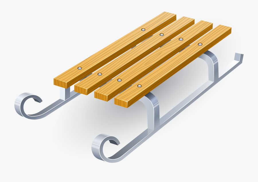 Children Sled Png Clip Art Image - Sled Png, Transparent Clipart