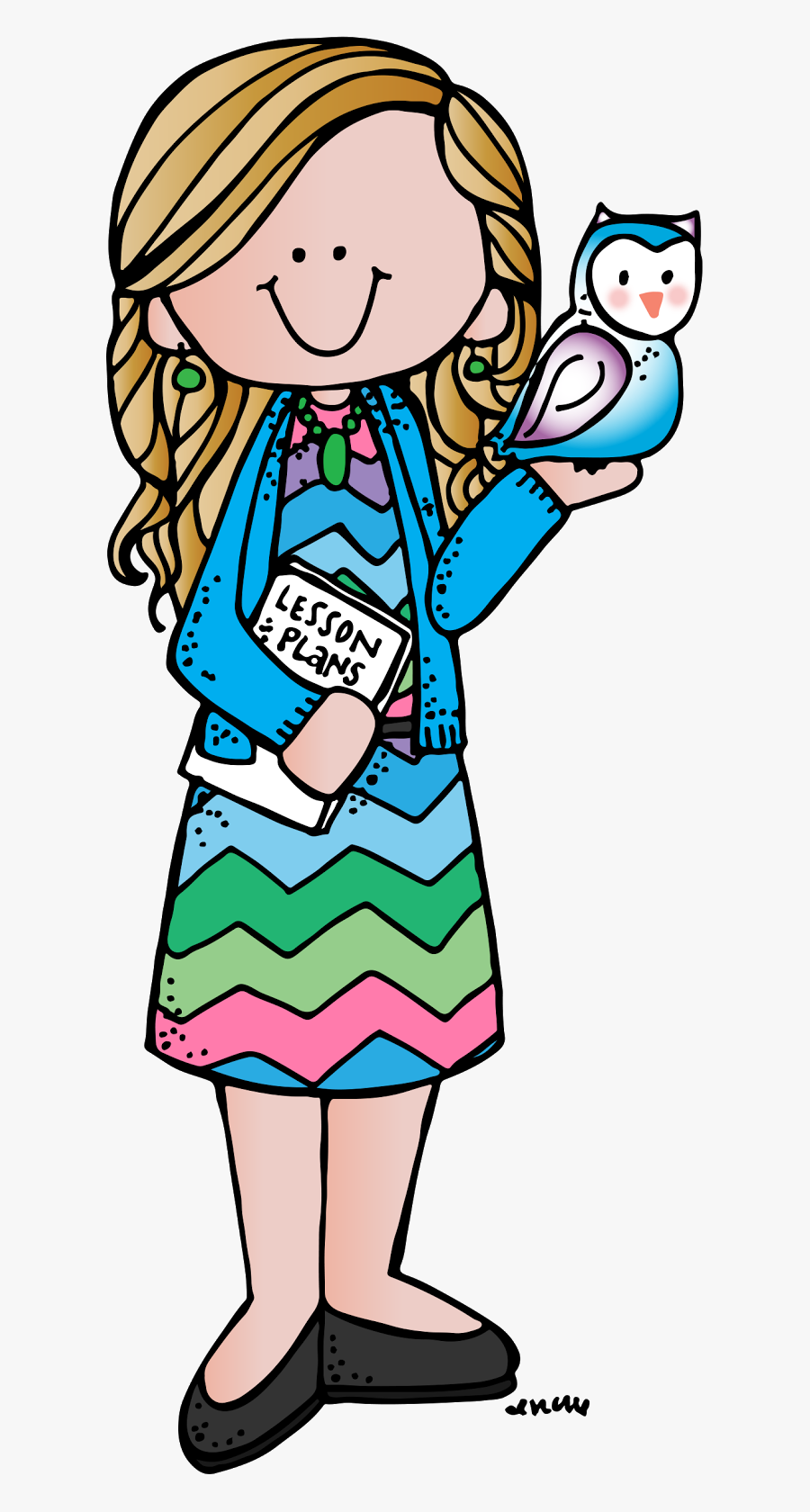 Maestra Caricatura, Transparent Clipart