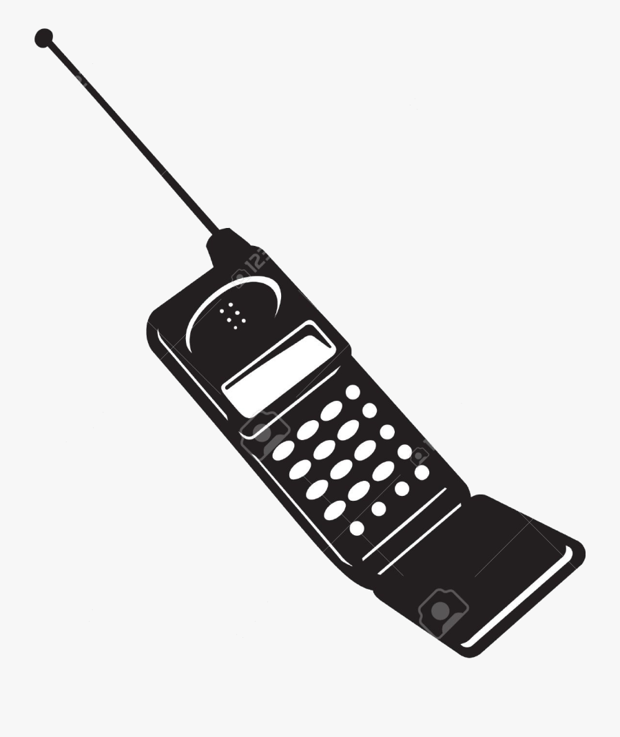 Phone Mobile Clipart Black And White Clipartxtras In - Old Cell Phone Clipart, Transparent Clipart