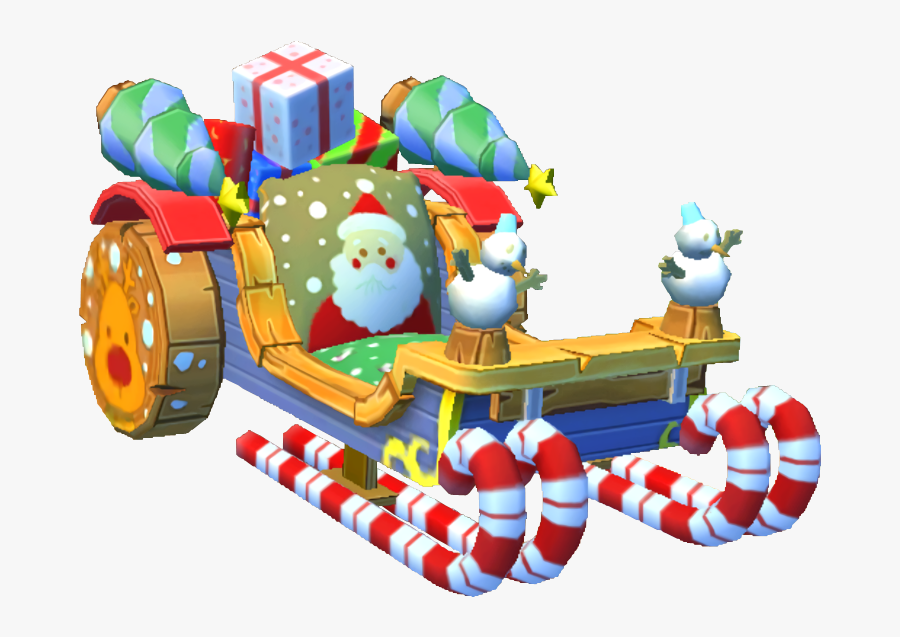 Santa"s Sleigh L6 - Christmas, Transparent Clipart