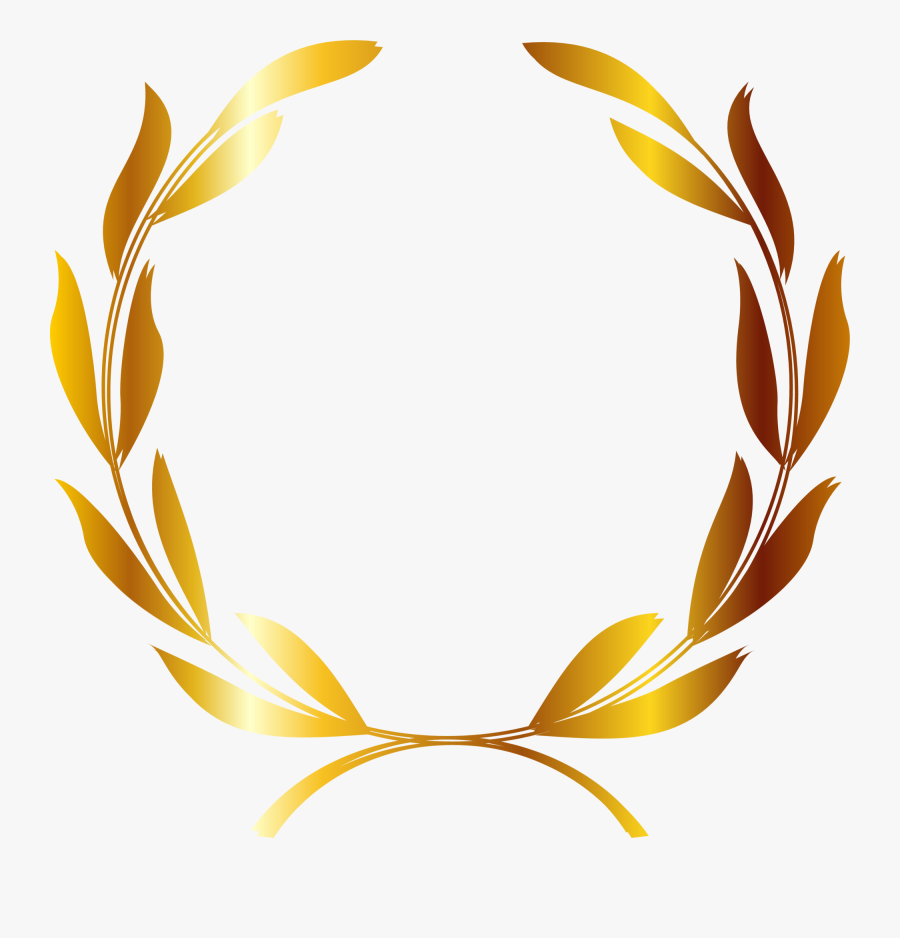 Rice Clipart Rice Flour - Gold Laurel Wreath Png, Transparent Clipart