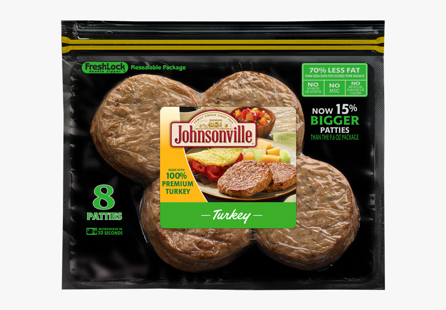 Clip Art Cooked Turkey Pictures - Johnsonville Fully Cooked Sausage Patties, Transparent Clipart
