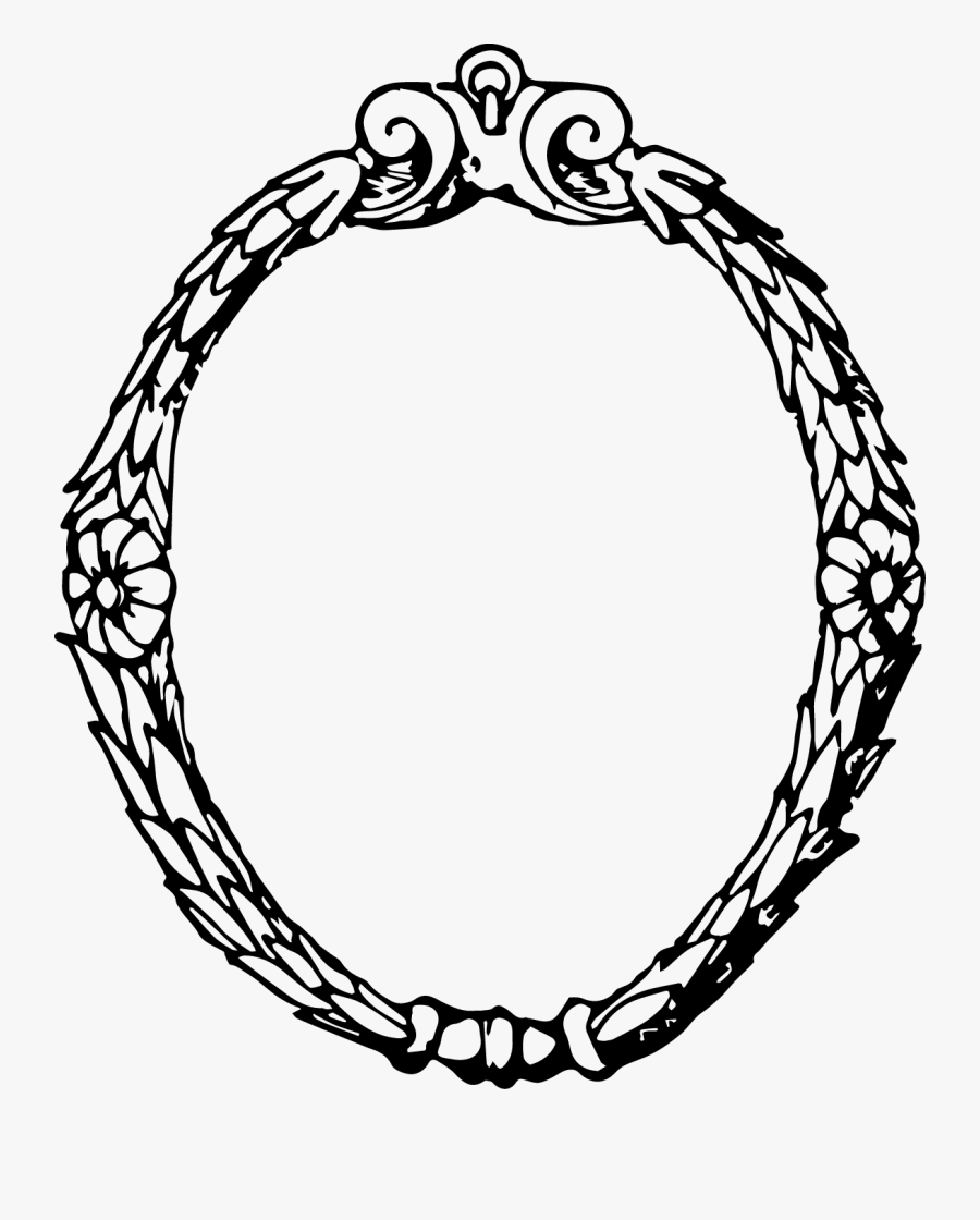 Laurel Wreath Vector Png - Clipart Round Frame Png, Transparent Clipart