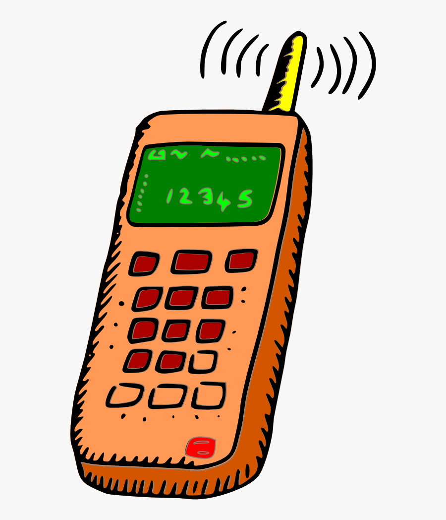 Analogue Mobile Phone - Cellphone Clipart, Transparent Clipart