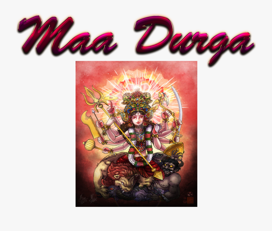 Durga Maa Png - Happy Diwali Lord Kali, Transparent Clipart