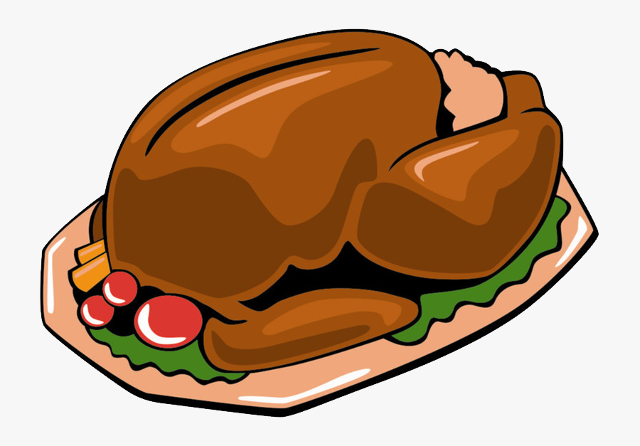 Transparent Turkey Leg Clipart - Cartoon Cooked Turkey Png, Transparent Clipart