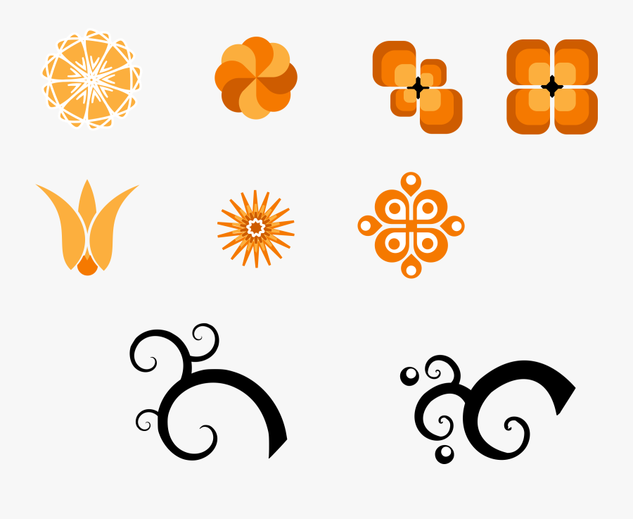 Transparent Tattoo Design Png - Design Elements Vector Png, Transparent Clipart