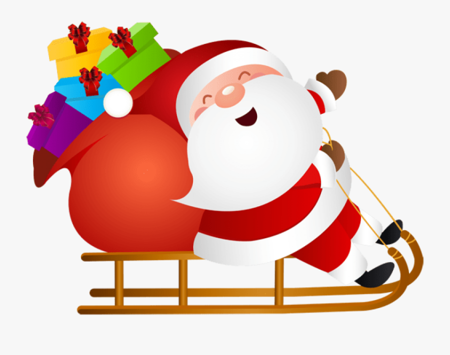 Free Png Santa Claus In Sleigh Png Png Images Transparent, Transparent Clipart