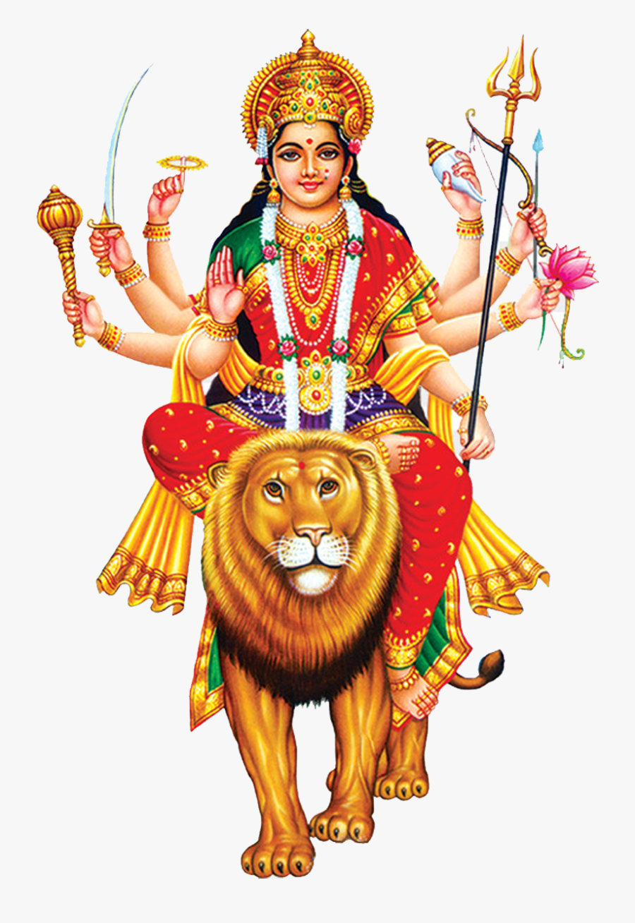 Lord Durga Devi Png, Transparent Clipart