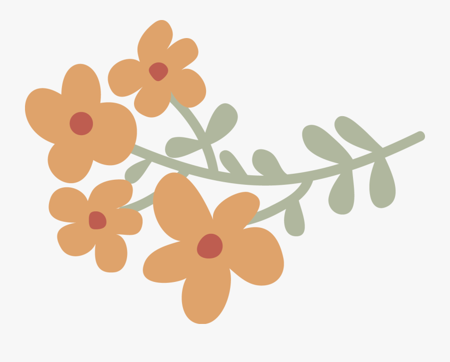 Laurel Clipart Hipster - Dibujode Flores Fondo Transparente, Transparent Clipart