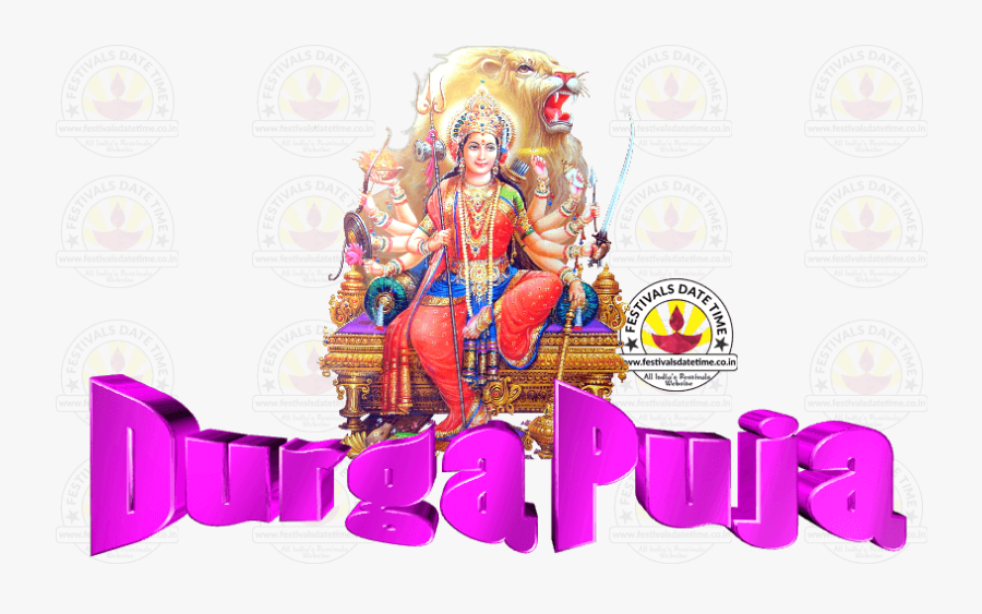 Durga Puja Png - Quote Happy Durga Puja, Transparent Clipart