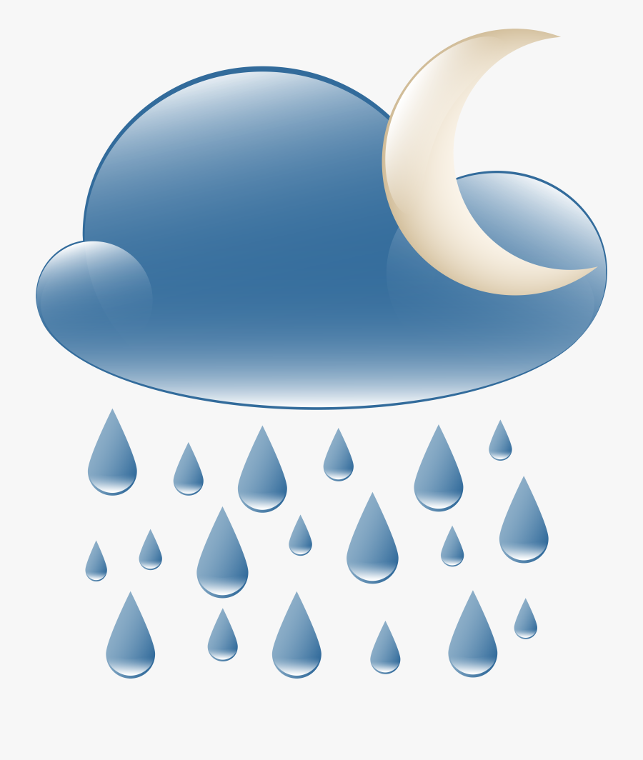 Rainy Weather Icon Png, Transparent Clipart