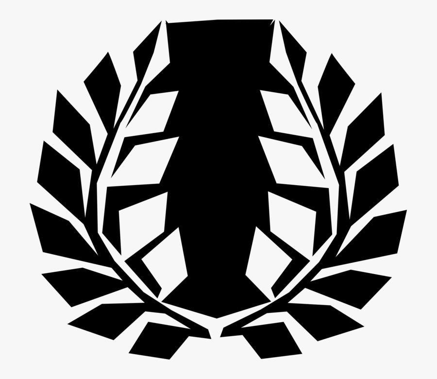 Clip Art Laurel Symbol - Clip Art Graduation Design, Transparent Clipart