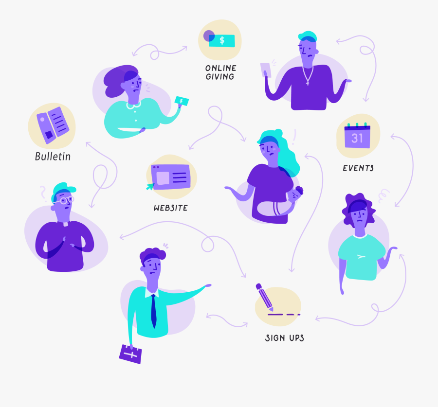 Most Churches Confuse Their Congregations With Chaotic, Transparent Clipart