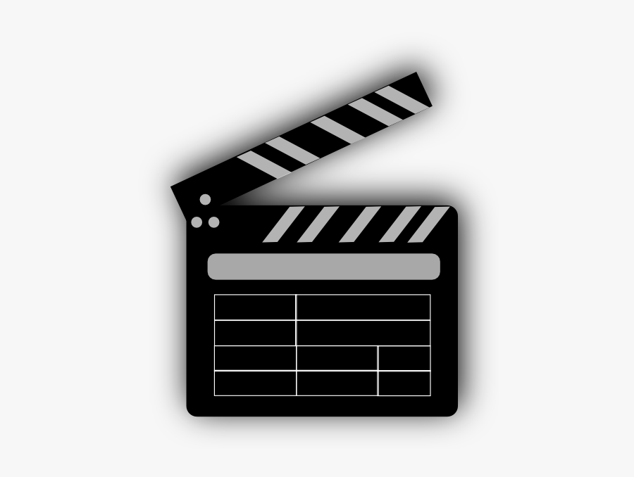 Movie Clip Art At - Movie Cut Board Gif, Transparent Clipart