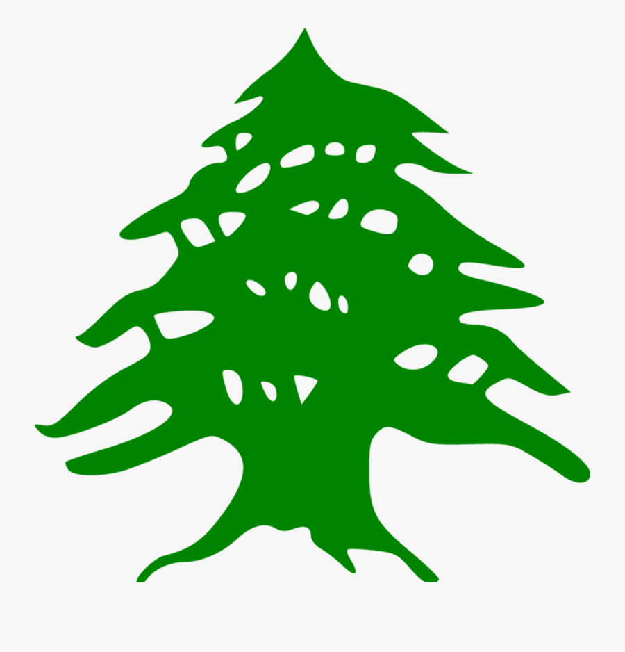 Lebanese Flag Cedar Tree, Transparent Clipart
