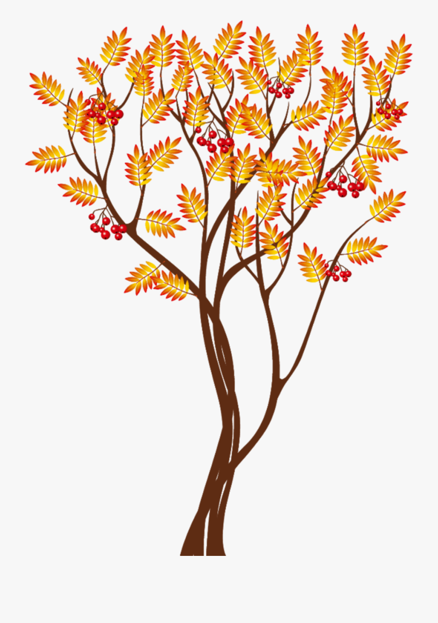 Transparent Autumn Tree Png Clipart Image - Fall Tree Transparent, Transparent Clipart