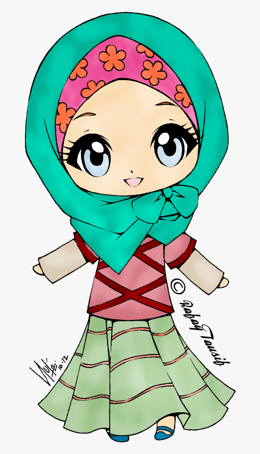 Thumb Image - Muslim Girl Clipart, Transparent Clipart
