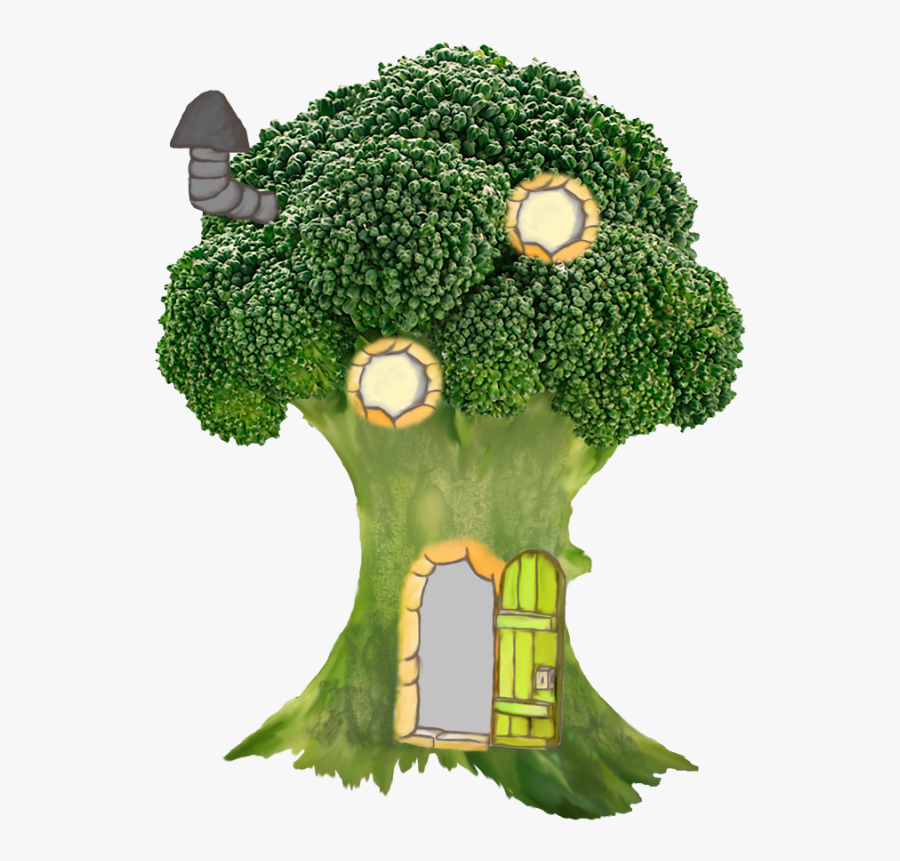 Clip Art House And Tree Clipart - Brassicas Vegetables, Transparent Clipart