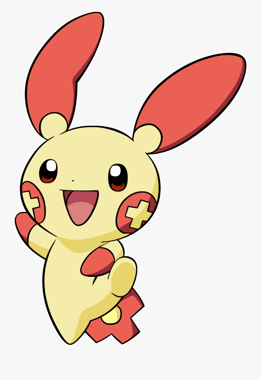 311plusle Ag Anime - Mas Y Minus Pokemon, Transparent Clipart