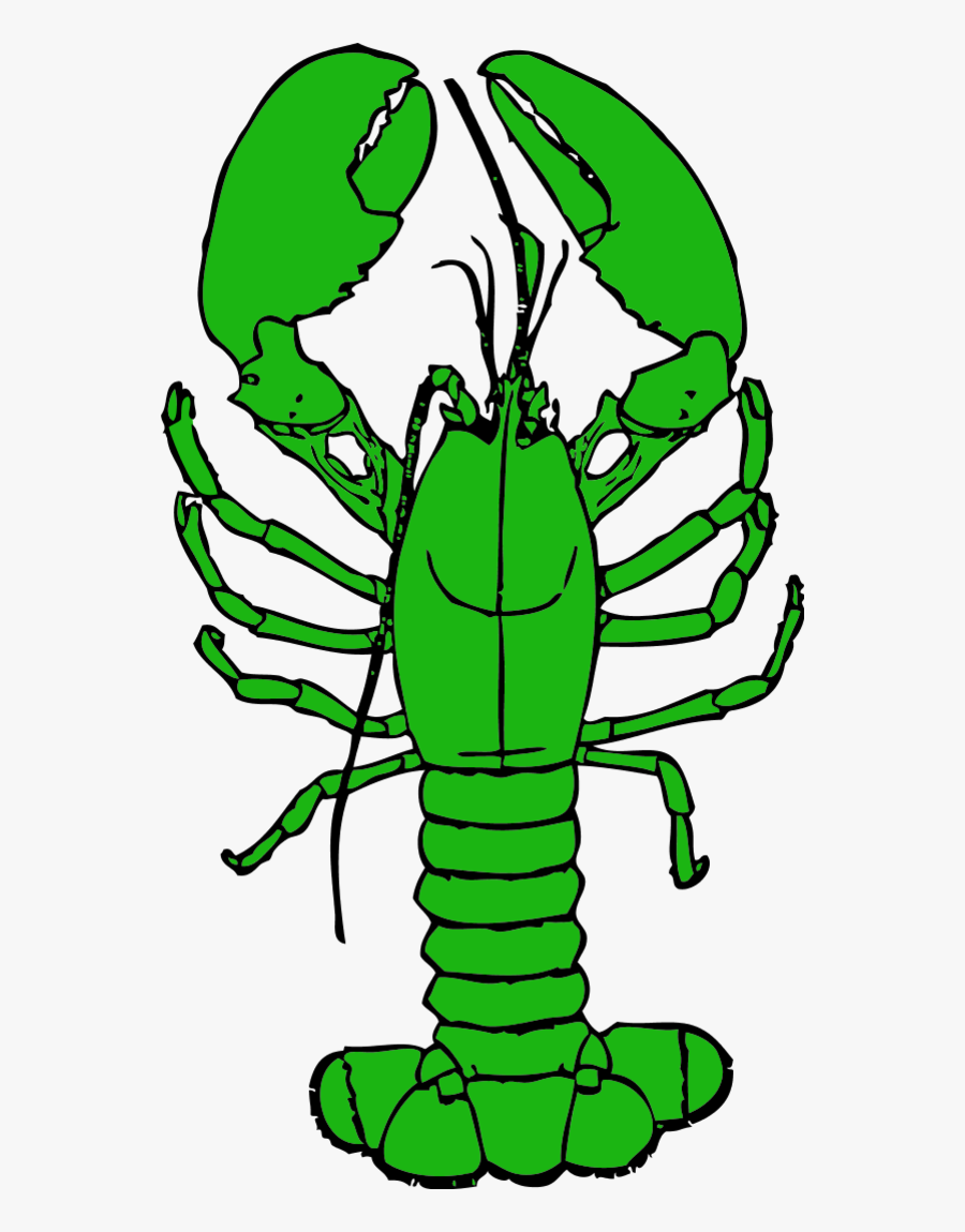 Lobster Clipart Simple - Transparent Background Crawfish Clip Art, Transparent Clipart