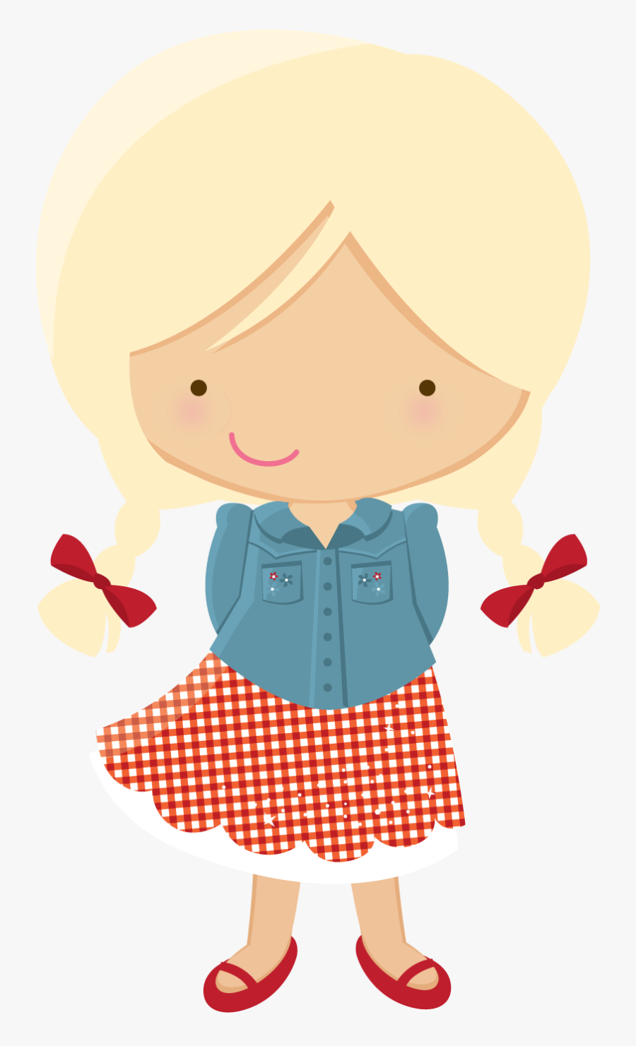 Cowgirl Clipart Svg - Minus Menina Festa Junina, Transparent Clipart