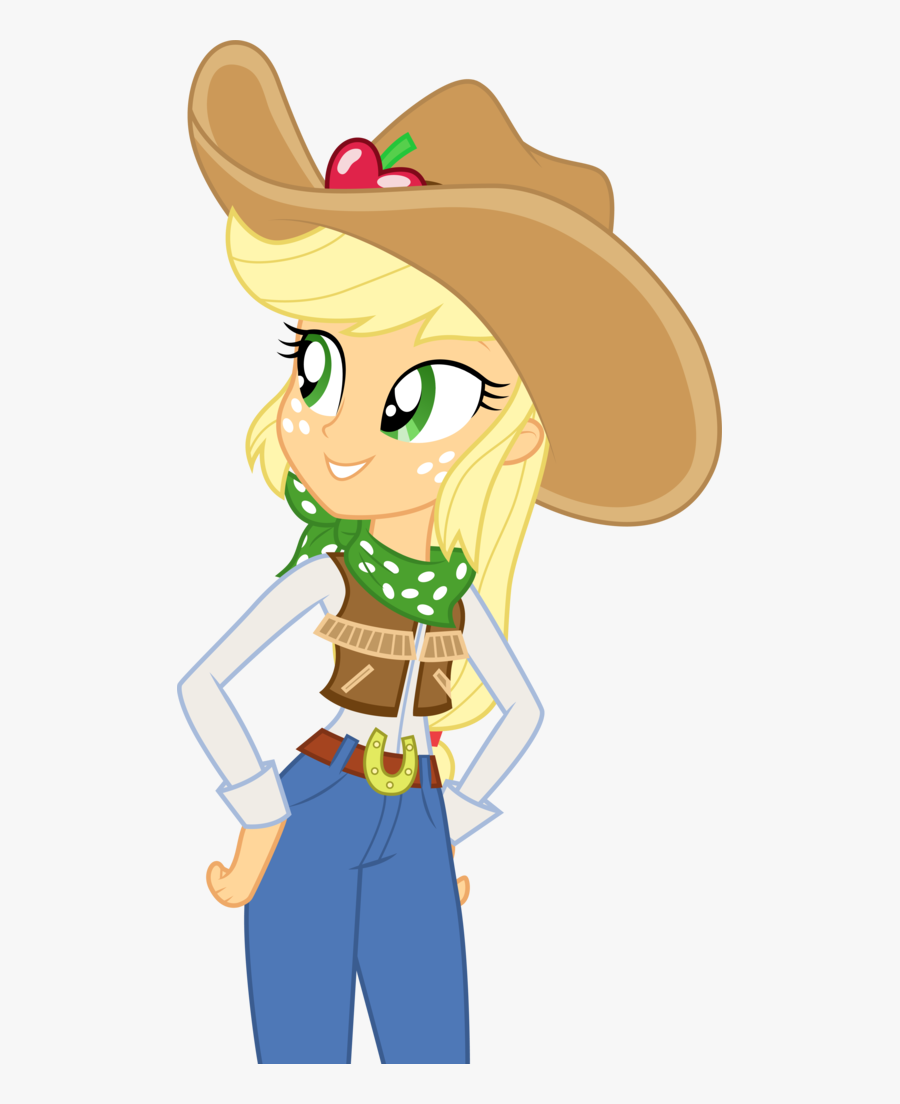 Absurd Res Applejack - Mlp Eg Applejack Cowgirl, Transparent Clipart