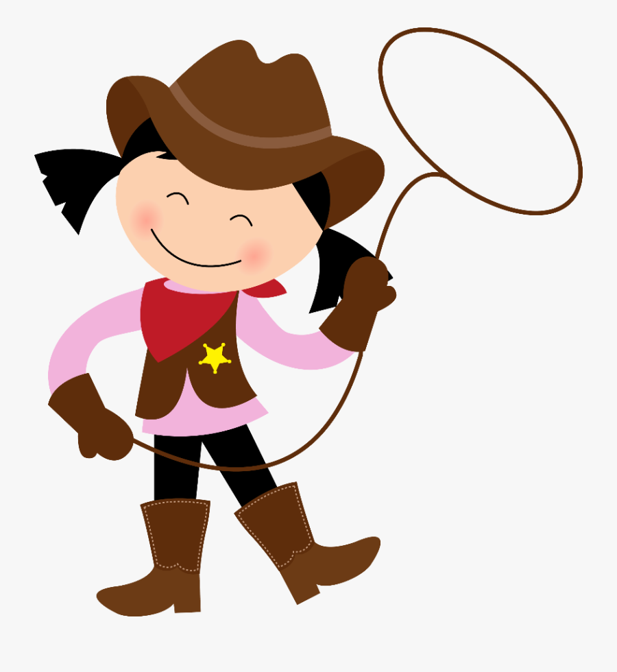 Cowboy E Cowgirl - Happy Cowgirl Clipart, Transparent Clipart